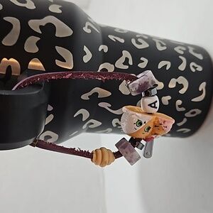 Shopkins Ice Cream stanley cup handle bracelet